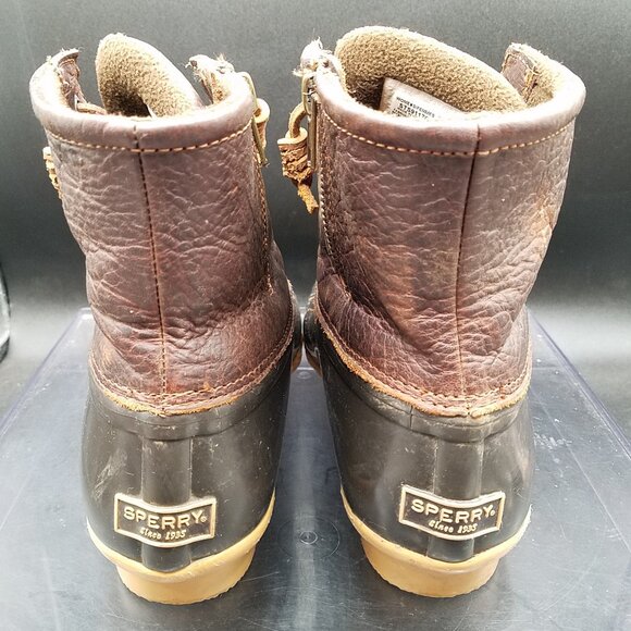 Sperry Women’s Saltwater Duck Boots – Brown – Size 8.5 – Excellent Pre-Owned - Picture 3 of 8